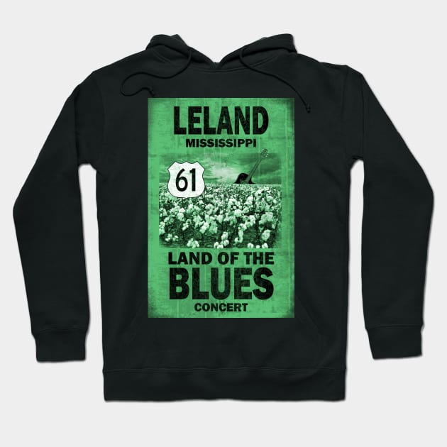 Leland Mississippi Blues Hoodie by oldrockerdudes